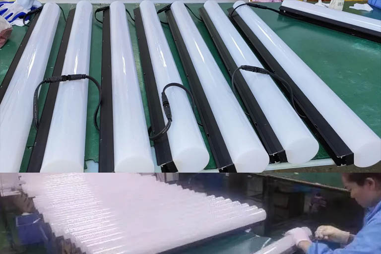 Round Milky matt cover.